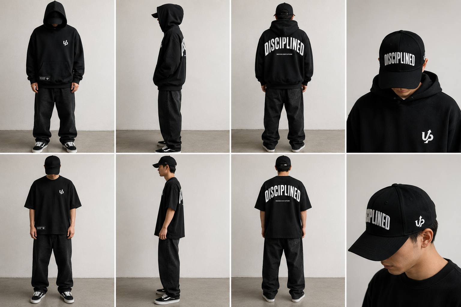 DISCIPLINED Structured Hat On-Body Views