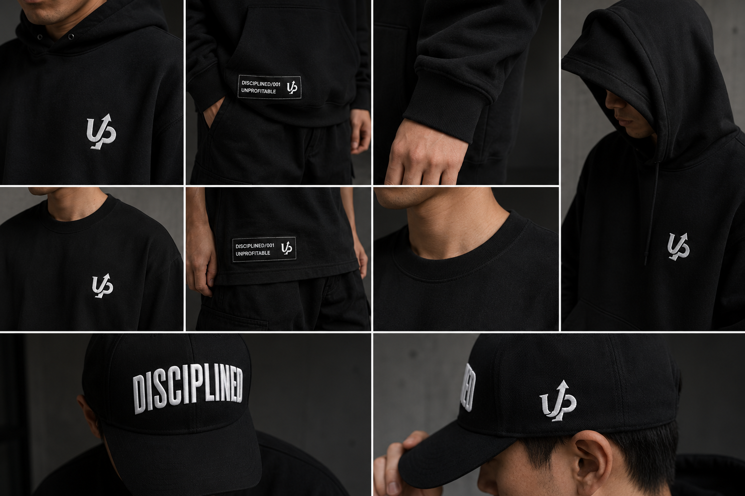 DISCIPLINED Structured Hat Detail Closeups