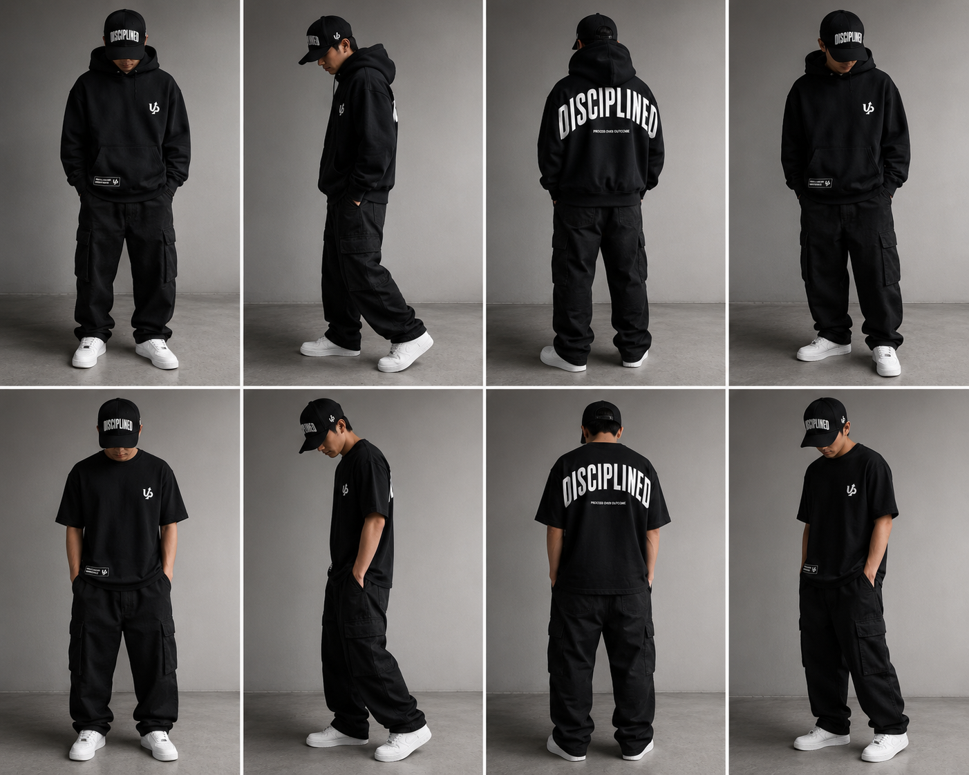 DISCIPLINED Oversized Tee Styled Outfit