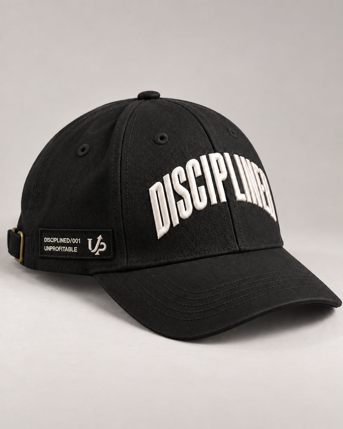 DISCIPLINED Structured Hat — front view